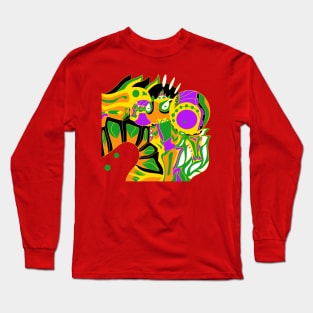 emerald knight alien ecopop Long Sleeve T-Shirt